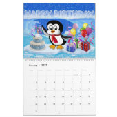 性質で最もかわいい月例カレンダー カレンダー (1月 2027)