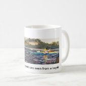 性質で最も最高のな時はカヤックから見られます コーヒーマグカップ (正面右)