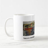 性質で最も最高のな時はカヤックから見られます コーヒーマグカップ (左)