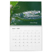性質のさわやかな水カレンダー カレンダー (3月 2027)