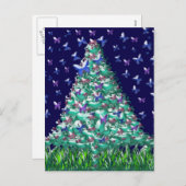 性質のクリスマスツリー シーズンポストカード (正面/裏面)