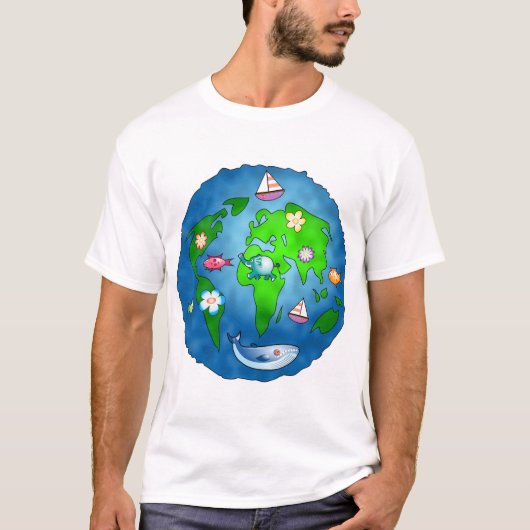 性質の惑星 Tシャツ (正面)