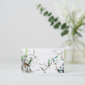 性質の抽象的なl池雑草の名刺 名刺 (スタンド正面)