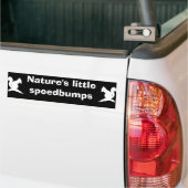 性質のSpeedbumps バンパーステッカー (トラック上)