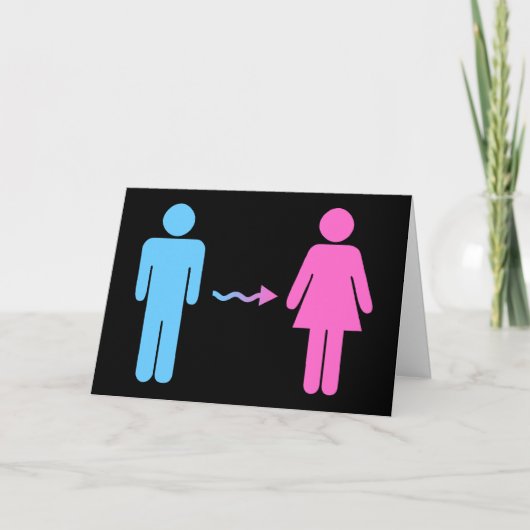 性転換後すぐに良くなる カード (正面)