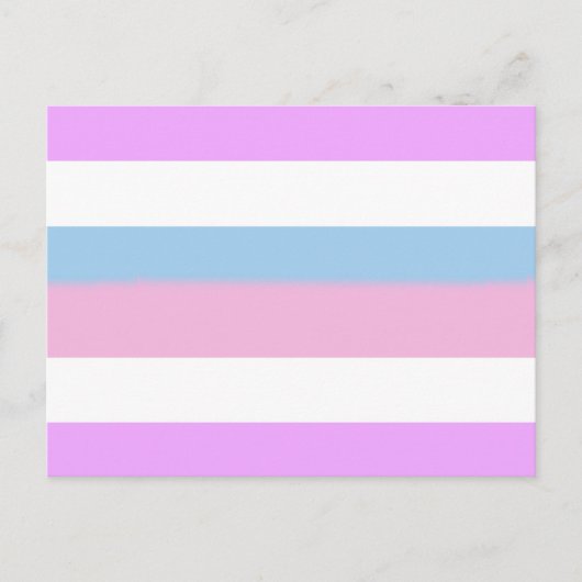 性間プライド国旗 ポストカード (正面)