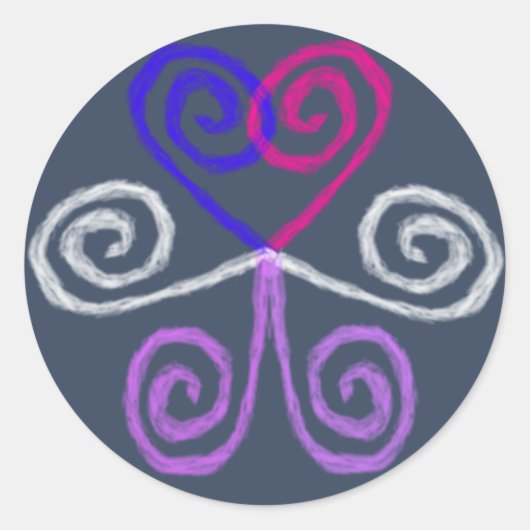 性間プライド ラウンドシール (正面)