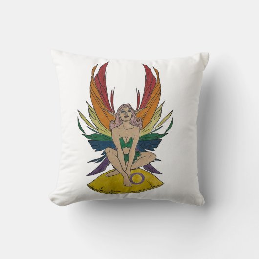 性間妖精の国 クッション (正面)