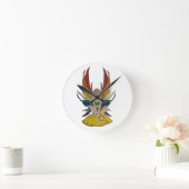 性間妖精の国 ラウンド壁時計 (ホーム)