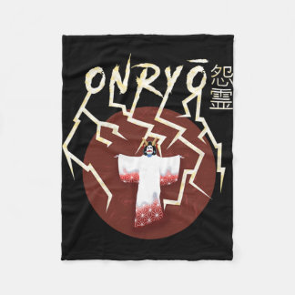 怨霊侍幽霊 フリースブランケット