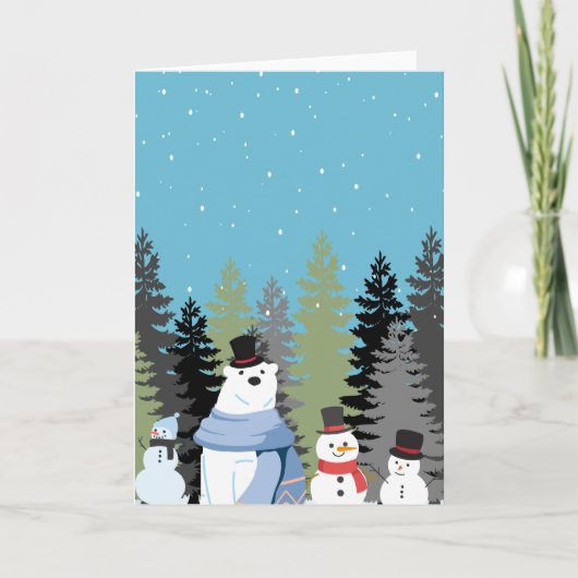 「怪しいヤツは許さない」クリスマスカード シーズンカード (正面)