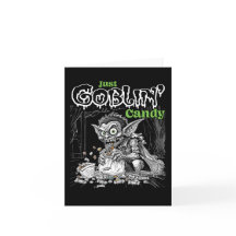 怪しい ハロウィンお菓子をひたすら食べるゴブリン
