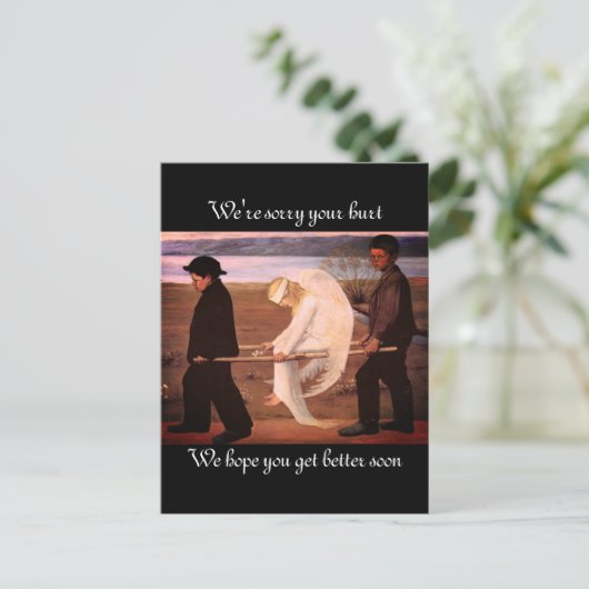 怪我をした天使を早く治して ポストカード (スタンド正面)