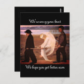 怪我をした天使を早く治して ポストカード (正面/裏面)