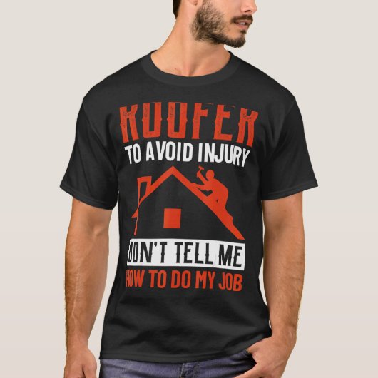 怪我を避けるために屋上私の方法を教えてはいけない Tシャツ (正面)