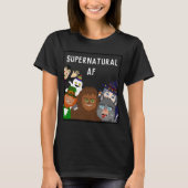 怪物おもしろいと神話の生き物ハロウィーン Tシャツ (正面)