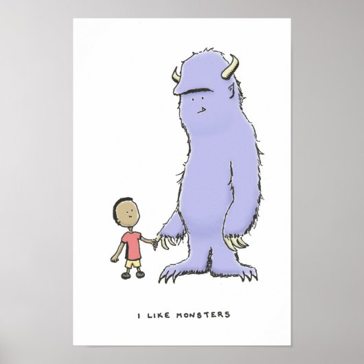 怪物が好きだ ポスター (正面)