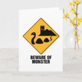 怪物に用心する カード (黄色い花)