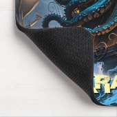 怪物のような巨大イカのタコ マウスパッド (コーナー)