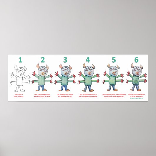 怪物のような色 ポスター (正面)