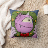 怪物のクリスマスミラクル枕 クッション (ブランケット)