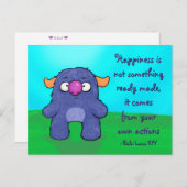 怪物のミロはがき ポストカード (正面/裏面)