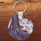 怪物の波 |最高の絵画抽象芸術 キーホルダー (正面)