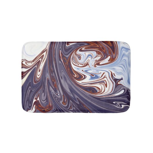 怪物の波 |最高の絵画抽象芸術 バスマット (正面)