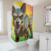 怪物の生き物 シャワーカーテン (インサイチュ)