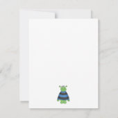 怪物もろみ·緑の三つ目の怪物 招待状 (裏面)