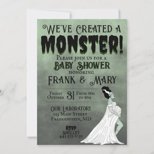 怪物を作り出してしまった! 招待状 (正面)