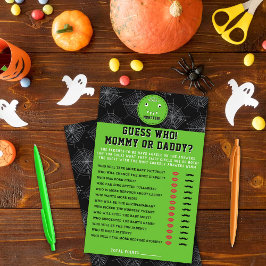 「怪物を創った」ハロウィーンの赤ちゃんシャワー