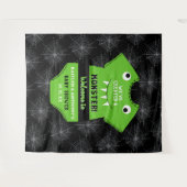 「怪物を創った」ハロウィーンの赤ちゃんシャワー タペストリー (正面(横))