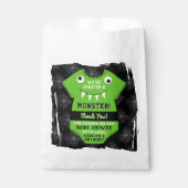 「怪物を創った」ハロウィーンの赤ちゃんシャワー フェイバーバッグ (正面)