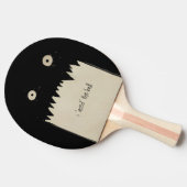 怪物を暗くする 卓球ラケット (横)