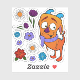 怪物を輝かせ、ステッカー シール