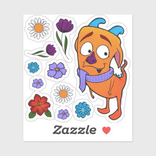 怪物を輝かせ、ステッカー シール (シート)