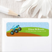 怪物カラフルトラック ラベル (インサイチュ)