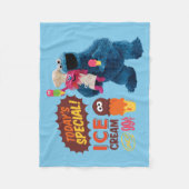 怪物グルメ |今日のスペシャル フリースブランケット (正面)