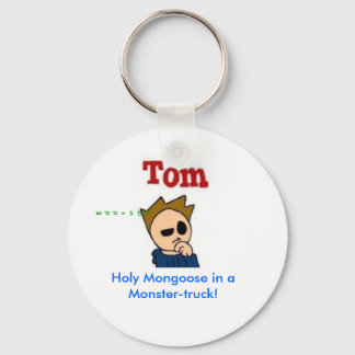 怪物トラックに乗ったマングース！ キーホルダー
