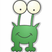 怪物ビニールカラフルシール シール (正面)