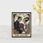 怪物フランケンシュタインと花嫁の恋人タロウ カード (黄色い花)