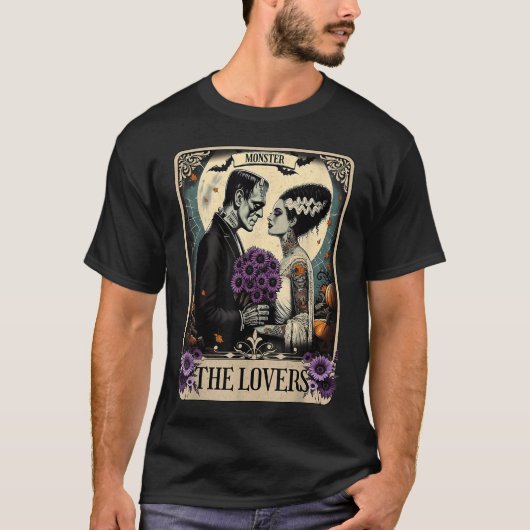 怪物フランケンシュタインと花嫁の恋人タロウ Tシャツ (正面)