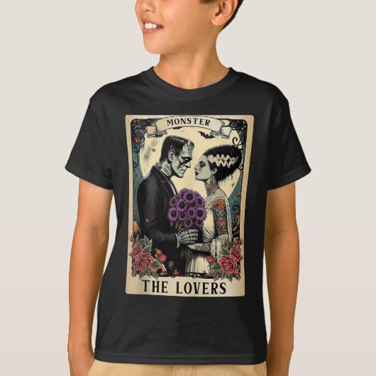 怪物フランケンシュタインと花嫁の恋人タロウ Tシャツ (正面)