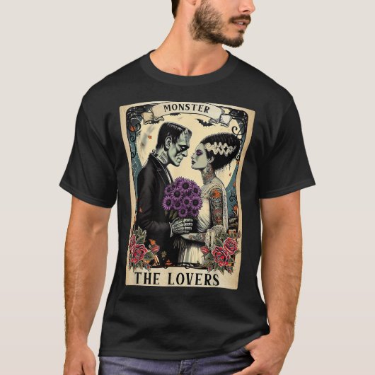 怪物フランケンシュタインと花嫁の恋人タロウ Tシャツ (正面)