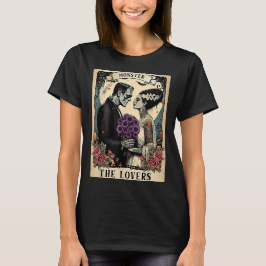 怪物フランケンシュタインと花嫁の恋人タロウ Tシャツ (正面)