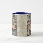 怪物日本ののような猫の浮世絵を殺す戦士 マグカップ (中央)