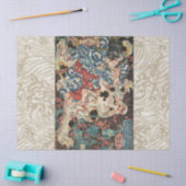 怪物日本ののような猫の浮世絵を殺す戦士 薄葉紙 (クラフト)