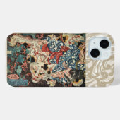 怪物日本ののような猫の浮世絵を殺す戦士 Case-Mate iPhoneケース (裏面 (横))