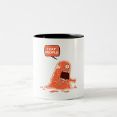 怪物食べだ ツートーンマグカップ (中央)